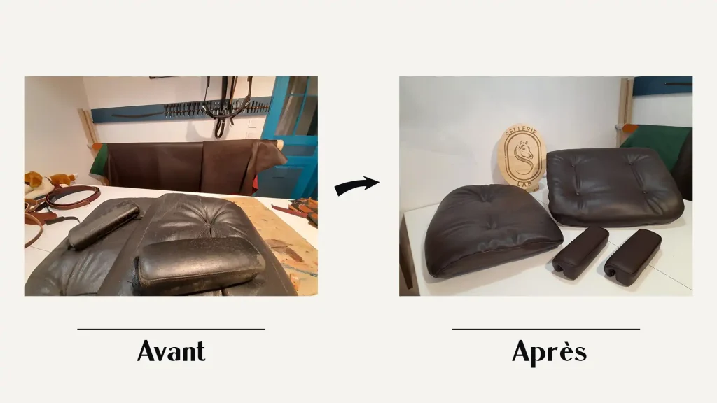 siège de bureau avant-après