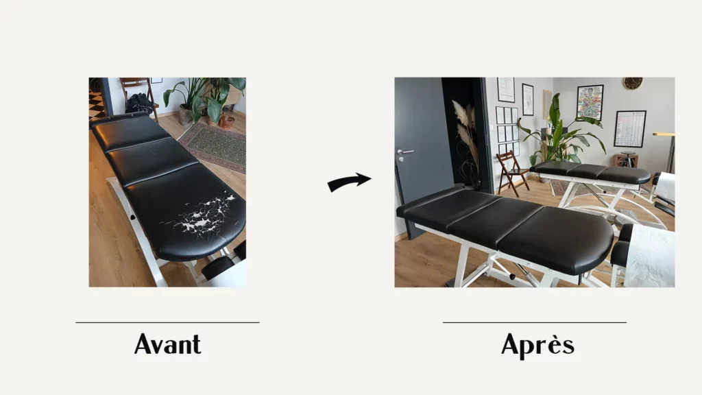 avant-après banc